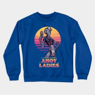 Ahoy Ladies Crewneck Sweatshirt